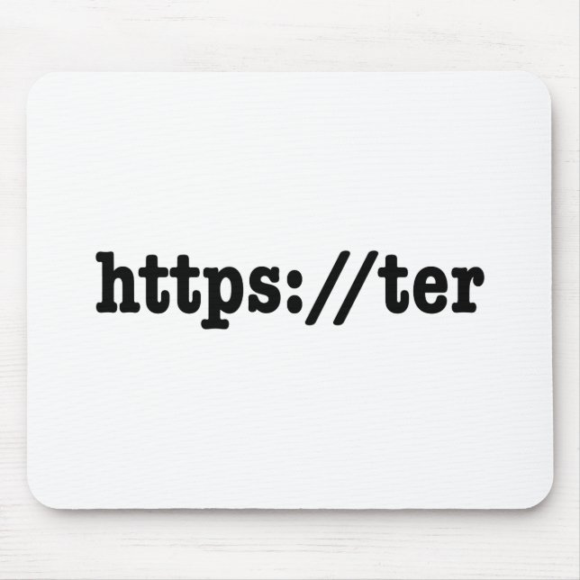 Tapis De Souris https://ter / code html (Devant)