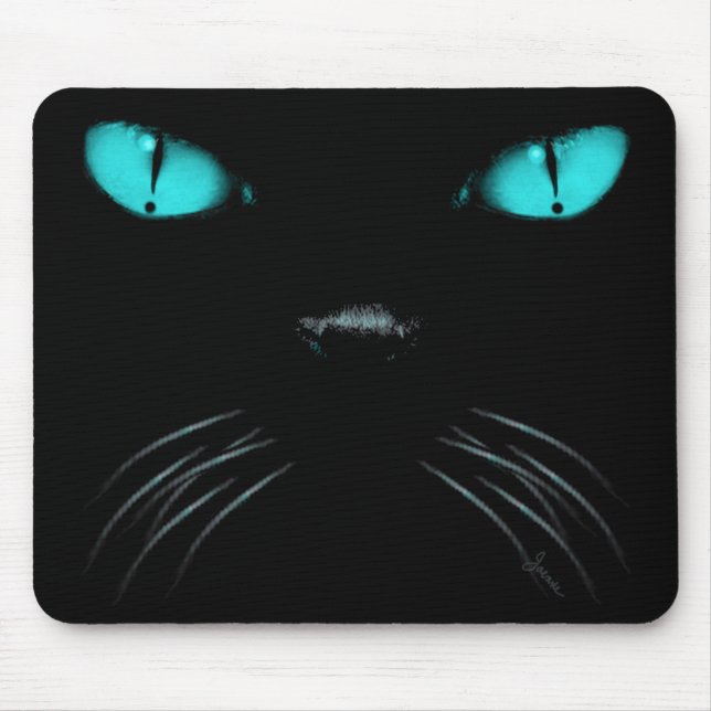 Tapis De Souris Huez - Mousepad bleu vert (Devant)