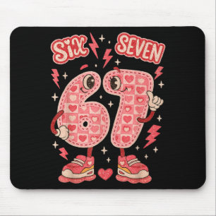 Tapis De Souris Hugvyn Six Seven Saint-Valentin Amour 67 Preppy Co