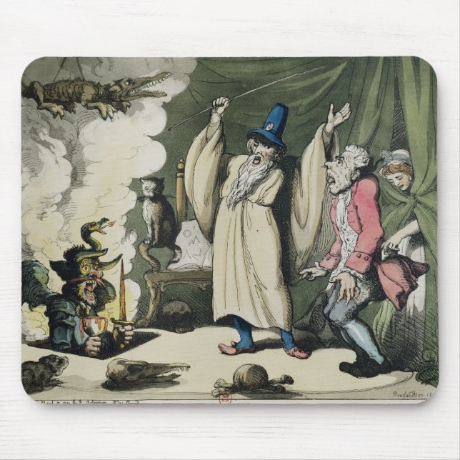 Tapis De Souris Humbugging ou éducation du diable, 1800 (Devant)