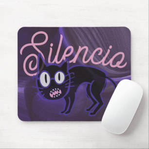 Tapis De Souris Humeur de chat silencieux !