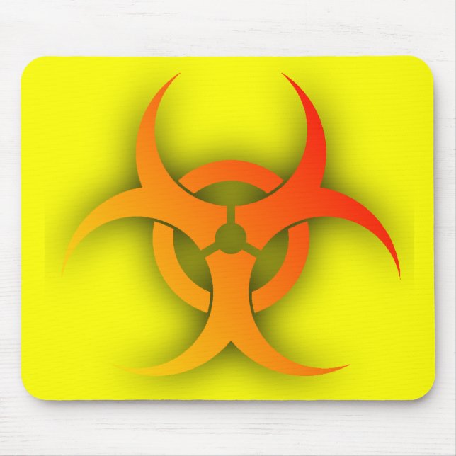 Tapis de souris humoristique Bio Hazard Humour (Devant)