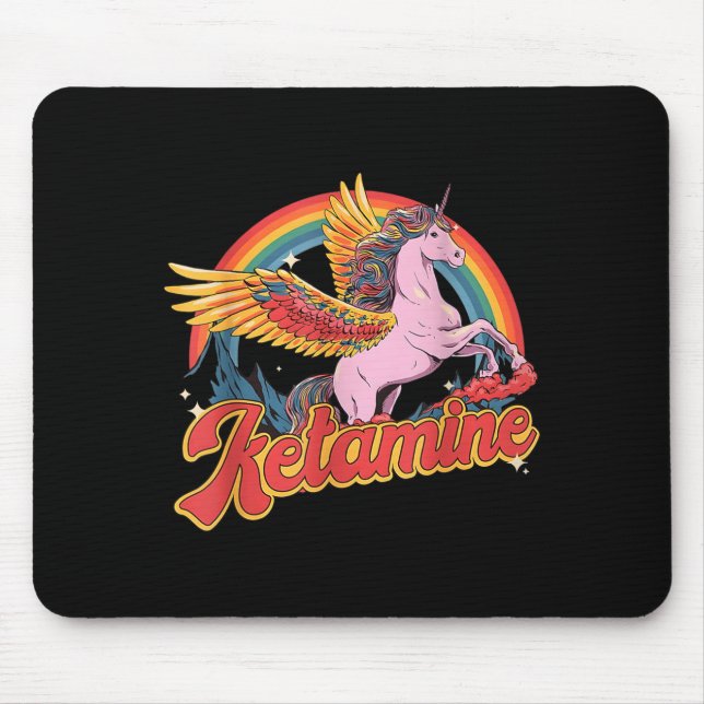 Tapis De Souris Humorous Ketamine Horse Emergency Funny Mental Hea (Devant)