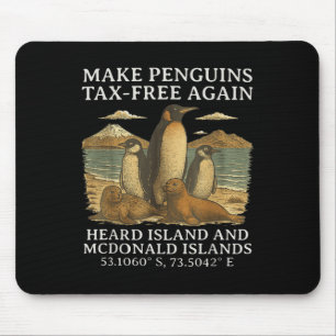 Tapis De Souris Humour amusant Pingouin Sarcastique rendre le ping
