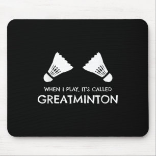Tapis De Souris Humour badminton Volants Sport