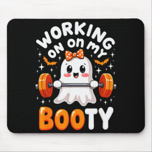 Tapis De Souris Humour Boo Travaille Mon Booty Gym Fitness Hallowe