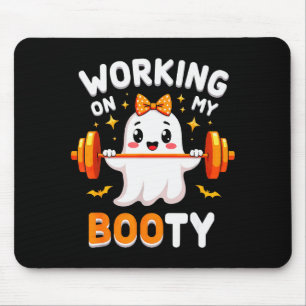 Tapis De Souris Humour Boo Travaille Sur Mon Booty Gym Fitness Hal