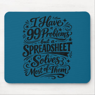 Tapis De Souris Humour comptable tableur analyse de données