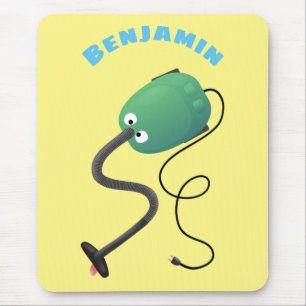 Tapis De Souris Humour de dessin animé de l'aspirateur mignon