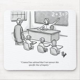 Tapis De Souris Humour de dessin humoristique pour avocat en class