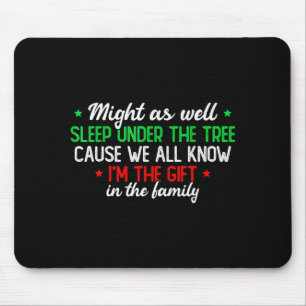 Tapis De Souris Humour de Noël Hommes Femmes Personne préférée Drô
