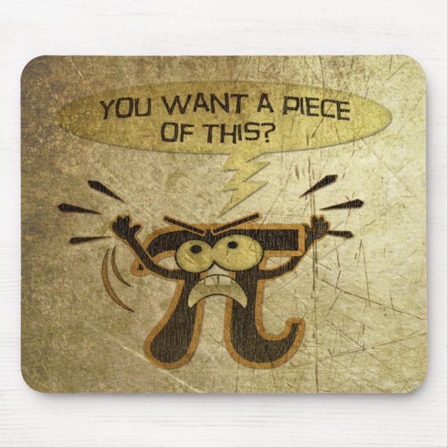 Tapis De Souris Humour de pi (Devant)