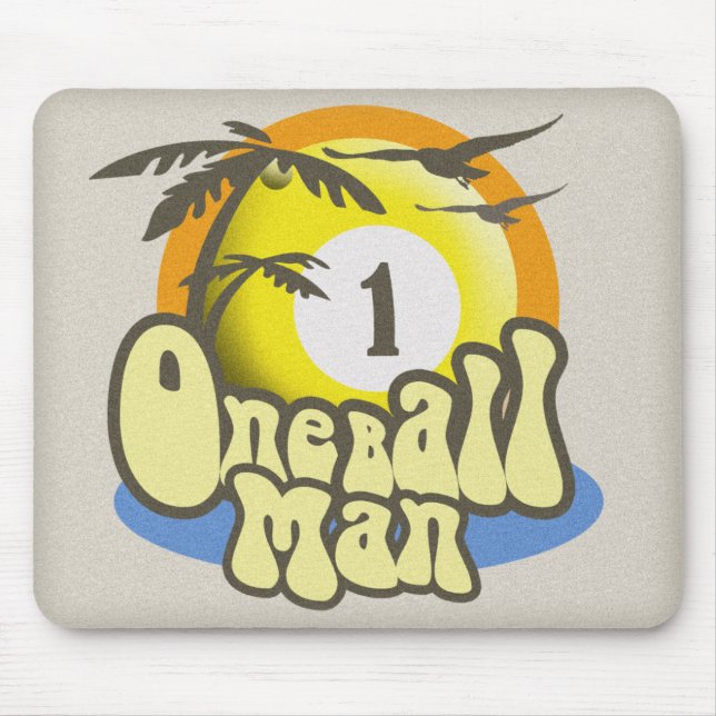 Tapis De Souris Humour de survivant de cancer du testicule (Devant)