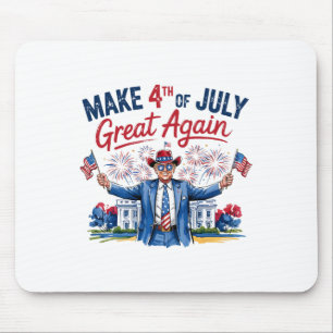 Tapis De Souris Humour Drôle Trump Faire 4 Juillet Grand Encore Ho