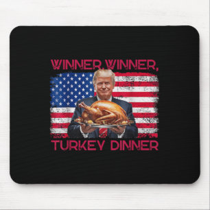 Tapis De Souris Humour Drôle Trump Gagnant Dîner Dîner Turquie