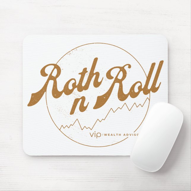 Tapis de souris humour financier Roth n Roll (Avec souris)