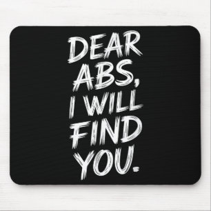 Tapis De Souris Humour Fitness Chers Abs Dit Pour Levage Et Exer