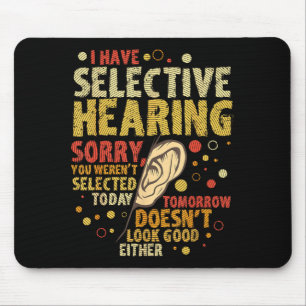 Tapis De Souris Humour sarcastique drôle avec disant que j'ai une