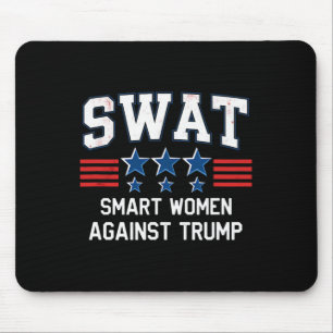 Tapis De Souris Humour Swat Smart Women contre Trump