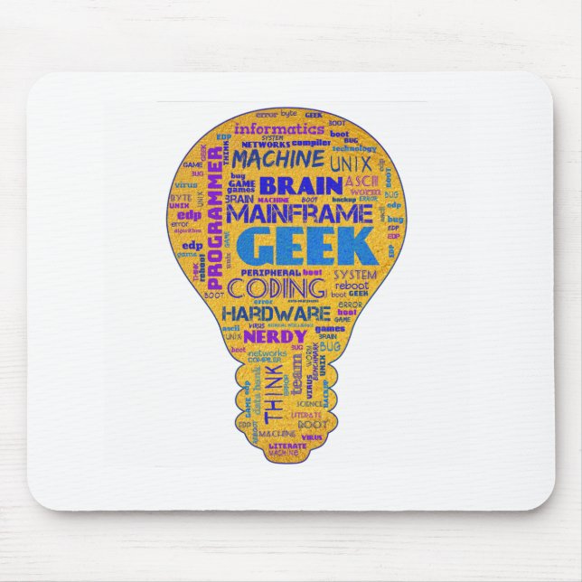 Tapis De Souris Humour Technologique Drôle Geek - Cadeau pour Code (Devant)