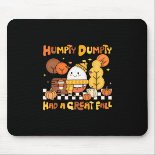 Tapis De Souris Humpty Dumpty a eu une grande chute automne citrou