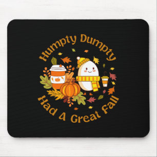 Tapis De Souris Humpty Dumpty A Eu Une Grande Chute Drôle Bonne Ch