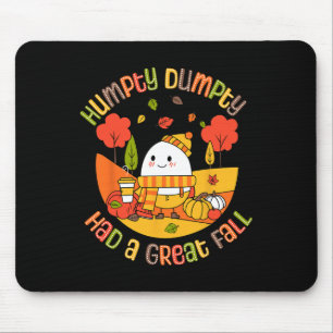 Tapis De Souris Humpty Dumpty A Eu Une Grande Chute Oeuf Drôle Tha