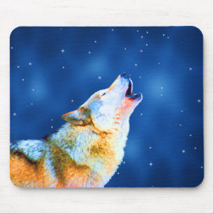 Tapis De Souris Hurlement de minuit Mousepad