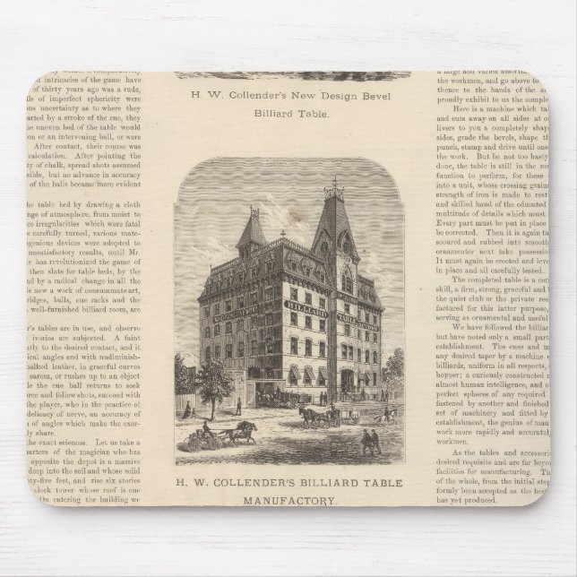 Tapis De Souris HW Collender B Kreischer et Son (Devant)