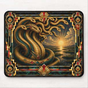 Tapis De Souris Hydra, Art Déco Mythique