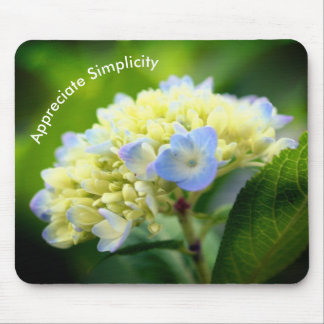 Tapis De Souris Hydrangea Simplicité Inspirationnelle
