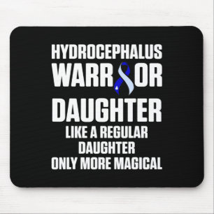 Tapis De Souris Hydrocéphalie Survivante Fille Guerrier de sensibi
