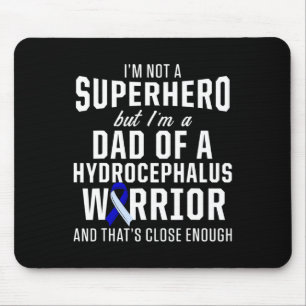 Tapis De Souris Hydrocéphalie Survivor Papa Hero