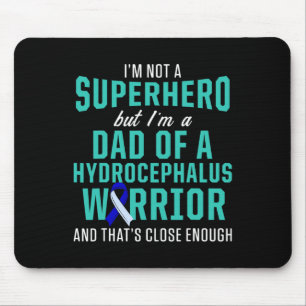 Tapis De Souris Hydrocéphalie Survivor Papa Hero
