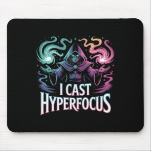 Tapis De Souris Hyperfocus Magic Spell Joueur Artwork Autisme Mage