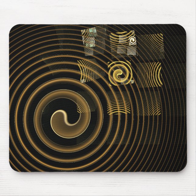 Tapis De Souris Hypnosis Abstract Art Mousepad (Devant)