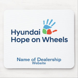 Tapis De Souris Hyundai Hope On Wheels Customizable Mousepad
