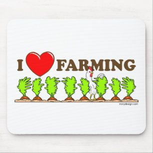 Tapis De Souris I agriculture de coeur