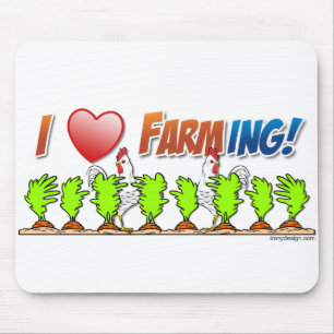 Tapis De Souris I agriculture de coeur