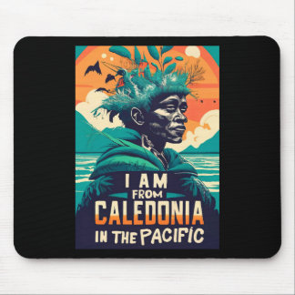 Tapis De Souris I am from Caledonia, Nouvelle-Calédonie, kanak