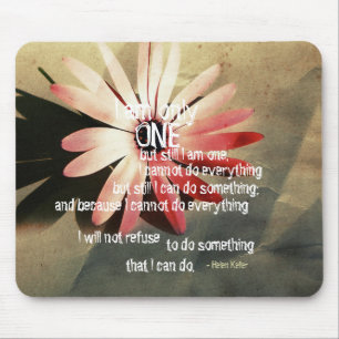 Tapis De Souris I am One - Flower Art Mousepad