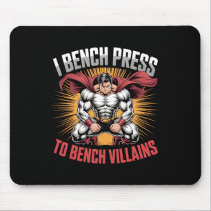 Tapis De Souris I Bench Press to Bench Villages Anime Hero Gym Mem