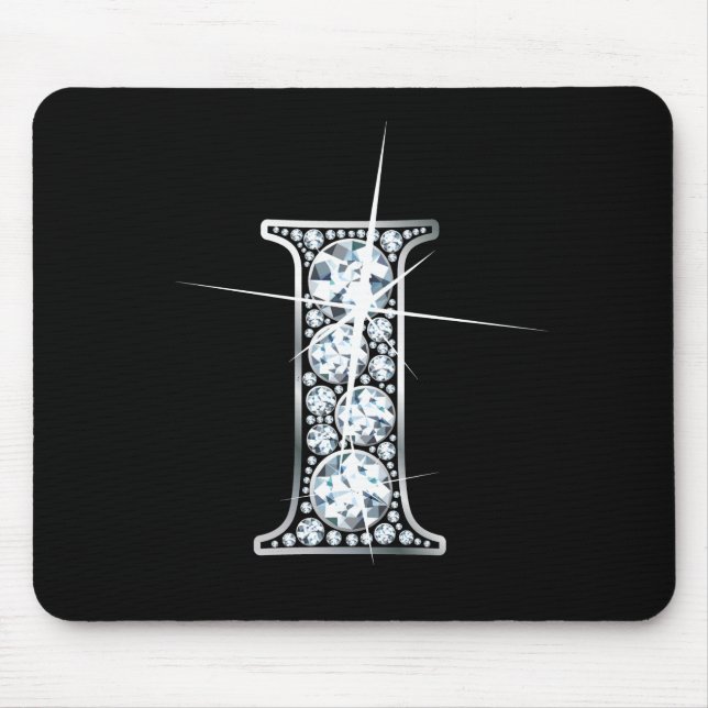 Tapis De Souris "I" Boule de diamant Mousepad (Devant)