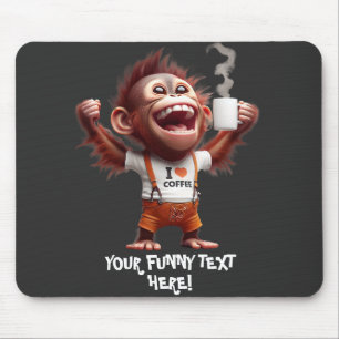 Tapis De Souris I ♥ café