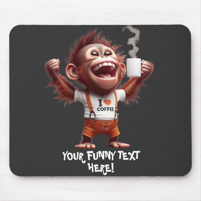 Tapis De Souris I ♥ café (Devant)