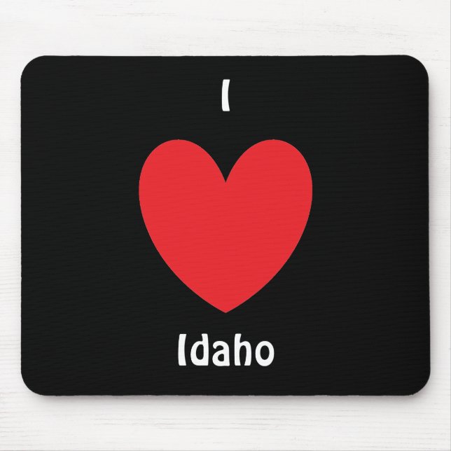 Tapis De Souris I coeur Idaho Mousepad (Devant)