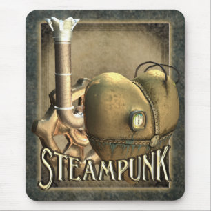 Tapis De Souris I coeur Steampunk Mousepad