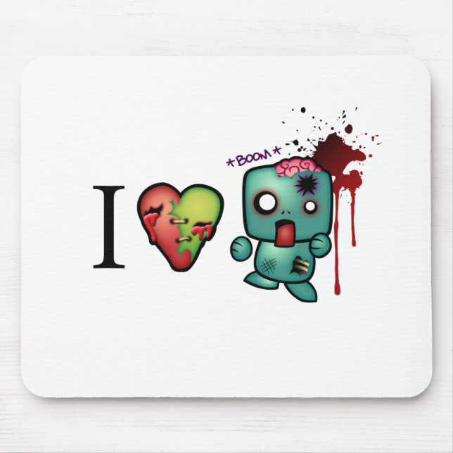 Tapis De Souris I Headshots de coeur (Devant)