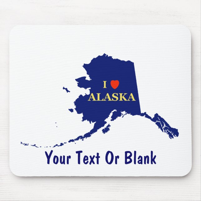 Tapis De Souris I Heart (Amour) Alaska (Devant)