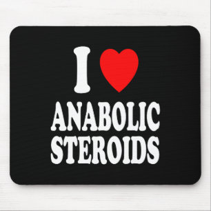 Tapis De Souris I Heart (amour) Anabolic Stéroïdes Bodybuilding We